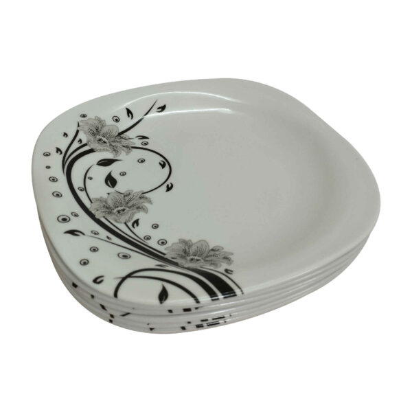 六件套美耐皿餐盘，耐用且防摔