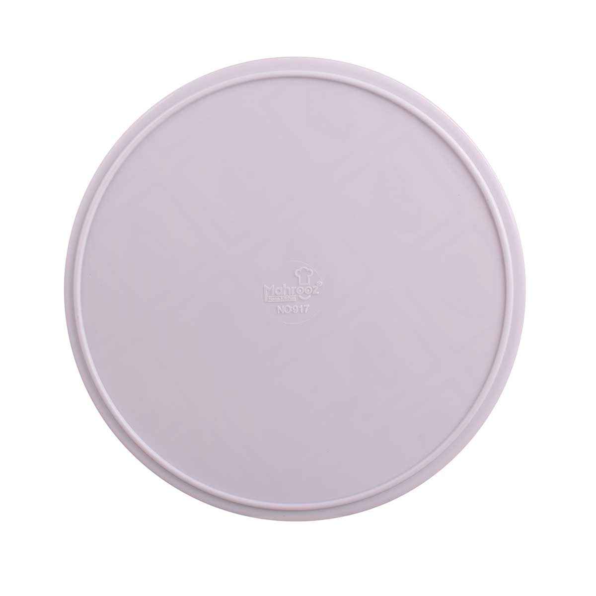 三聚氰胺圆形餐盘 带手柄 豹纹款