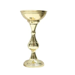 金属展示碗 – 落地支架 Golden 款（用于坚果和香料）