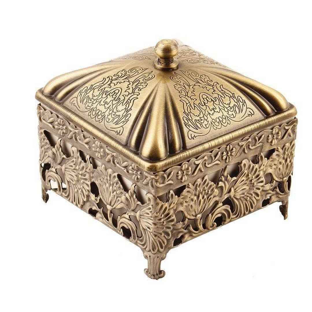 金属糖罐 带盖 花卉款 Diyana