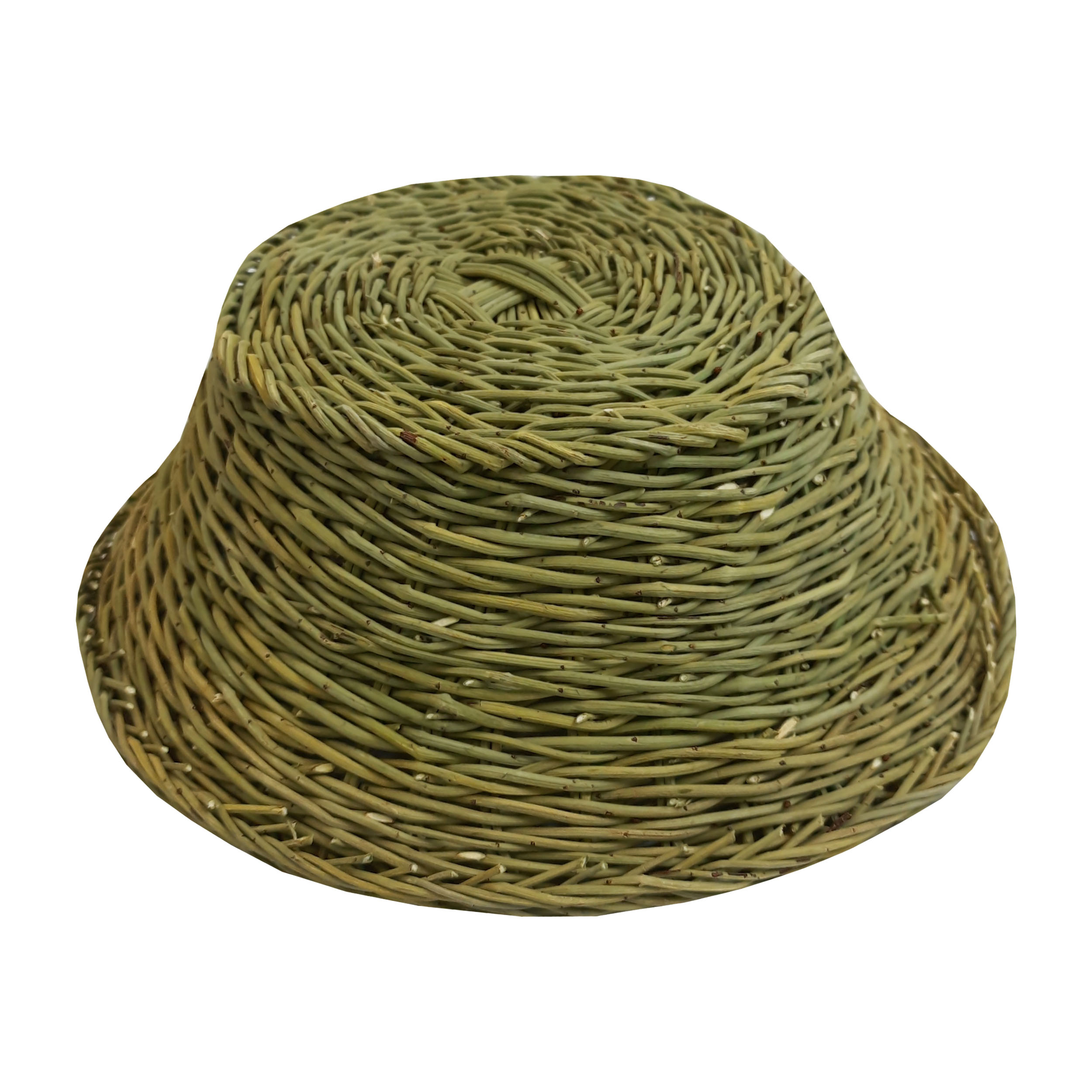 天然柳条手工编织篮 – 质朴风格