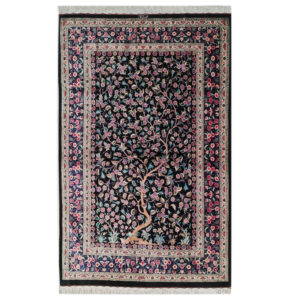 波斯地毯，手工结制，产自赞詹 杰作 花卉 Behesht