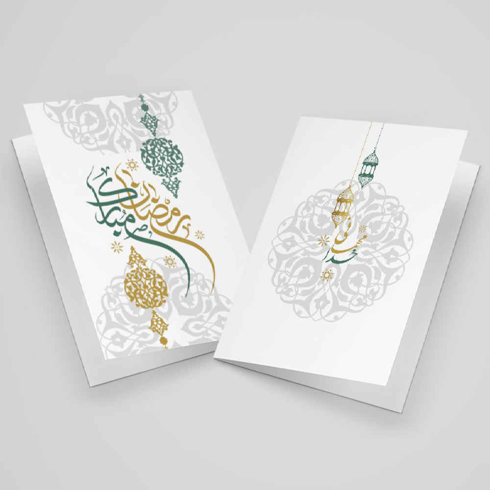 斋月Mubarak 贺卡 伊斯兰庆典