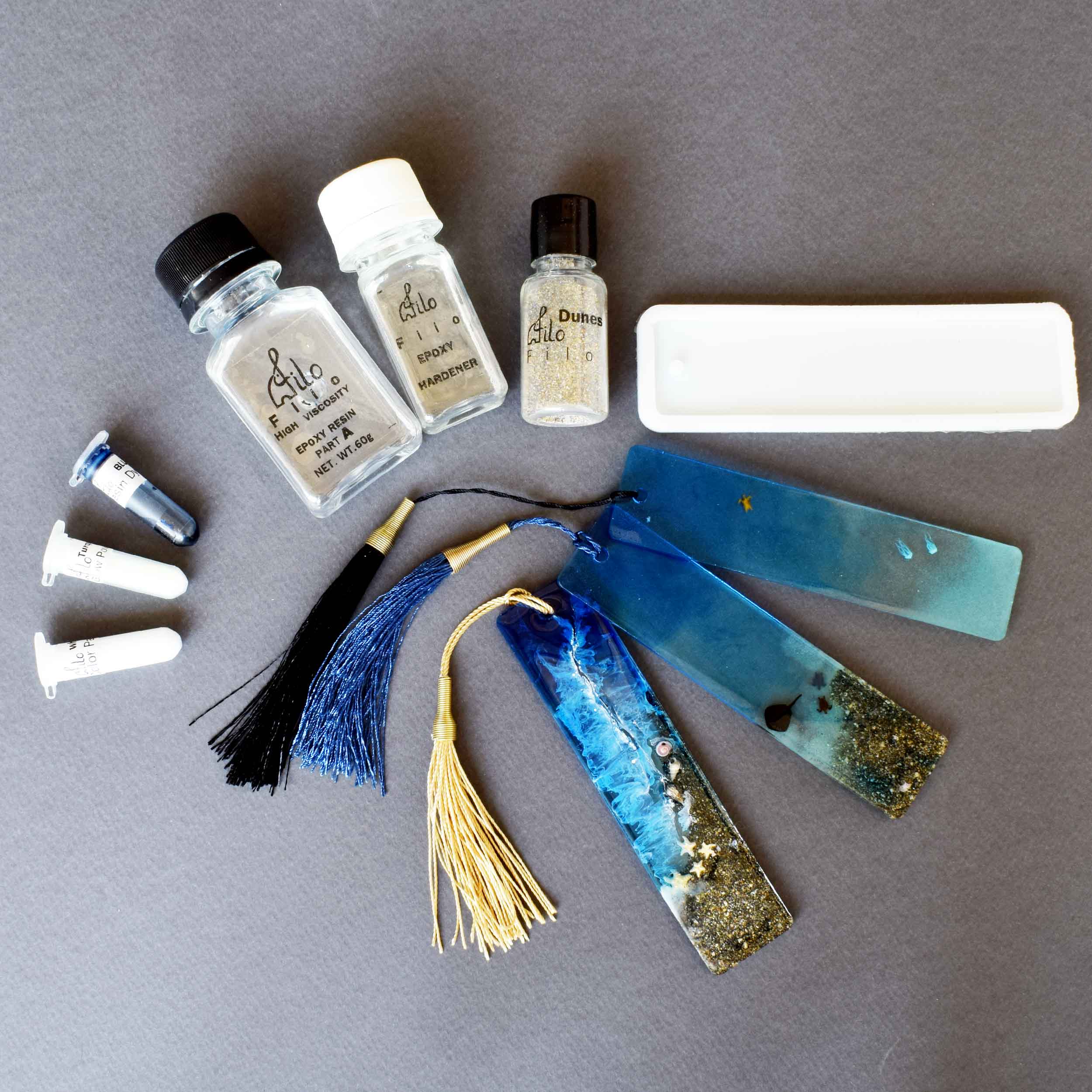 树脂书签制作套件,海洋主题模具