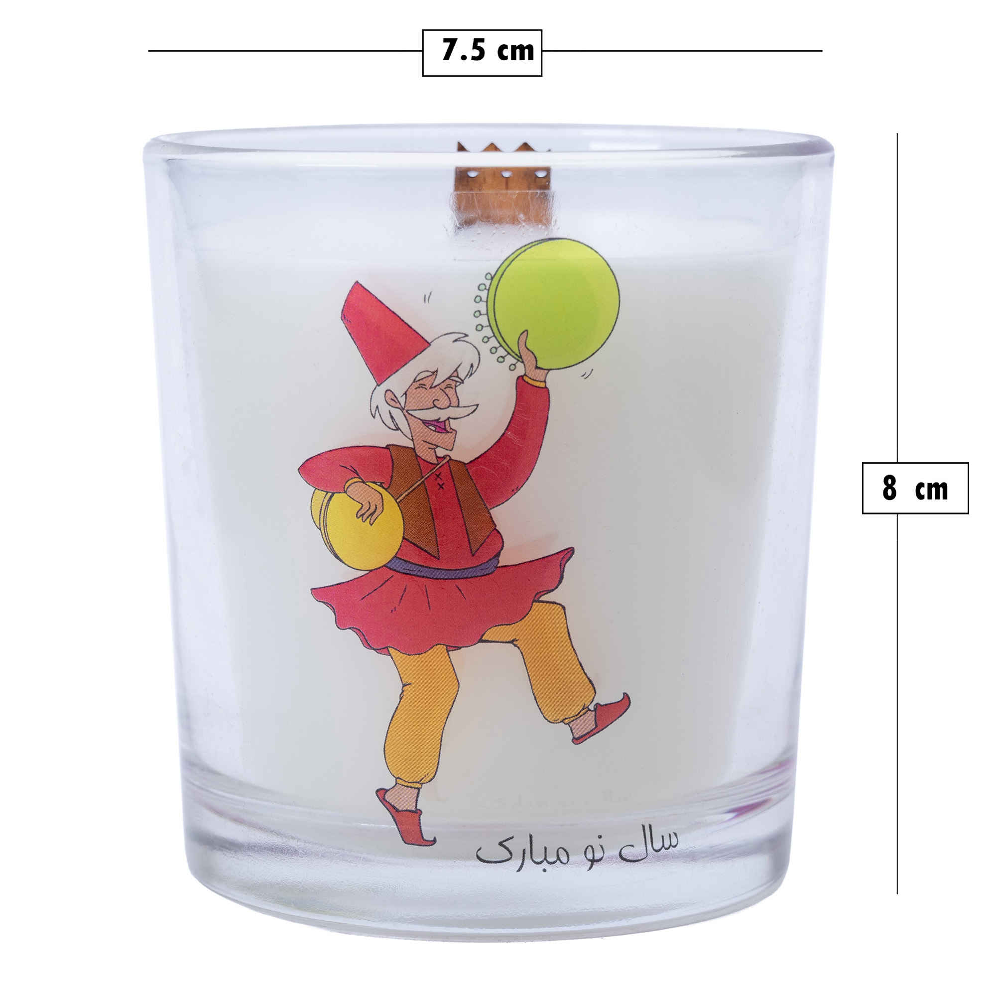 开斋节与诺鲁兹节展示香薰蜡烛罐（2个装）