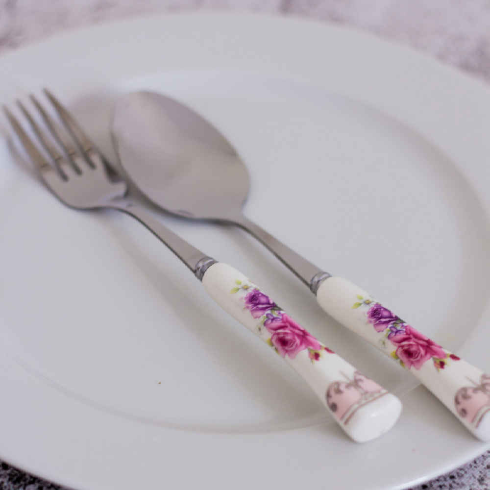陶瓷手柄刀叉餐具套装 巴哈尔款