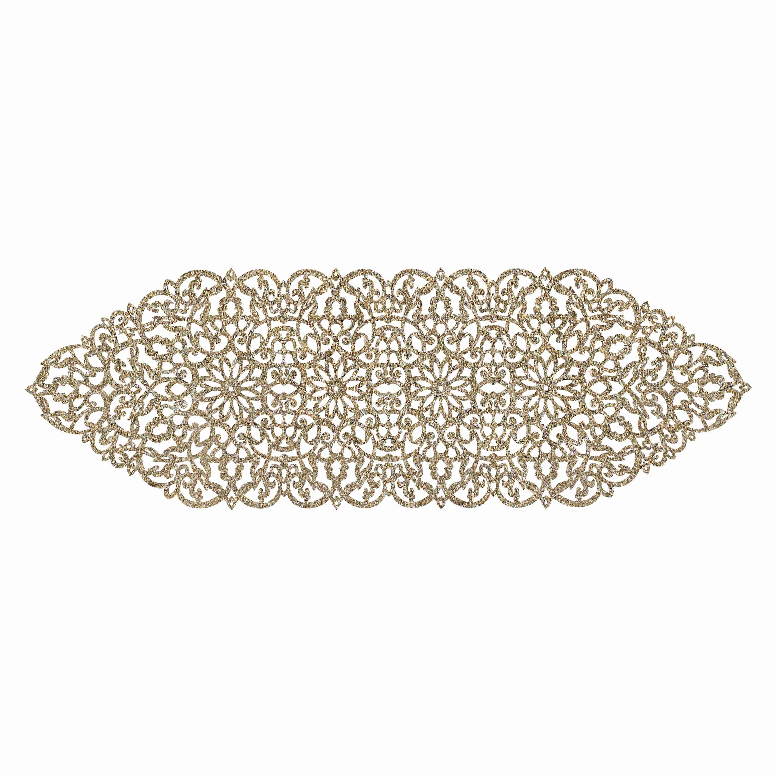 Main image of 餐桌旗 仿皮革 现代闪光设计