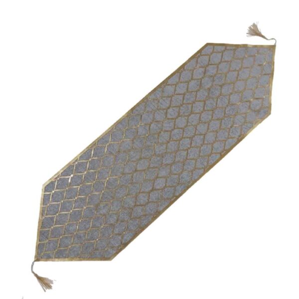 皮革与天鹅绒桌旗——适合家居设计