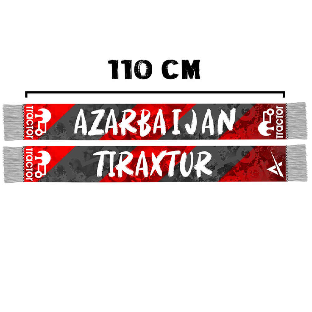 拖拉机足球俱乐部队标球迷围巾