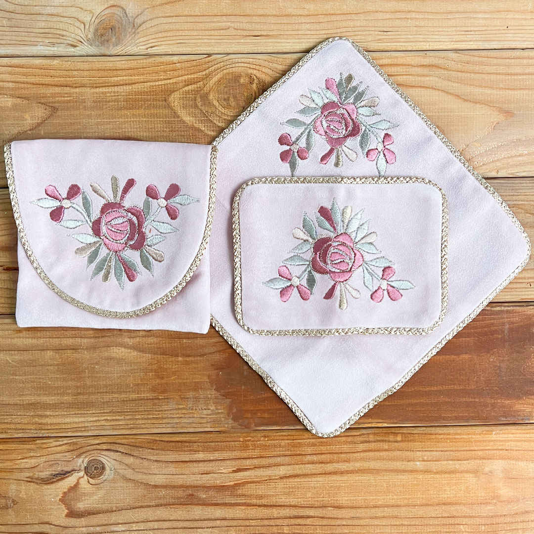 旅行祷告垫 – 穆斯林便携口袋款 Sajada Flowers款