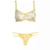 Thumbnail 5: 女士内衣套装：胸罩与丁字裤，时尚蝴蝶设计