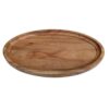 椭圆形乡村风木质托盘 – Simple 款
