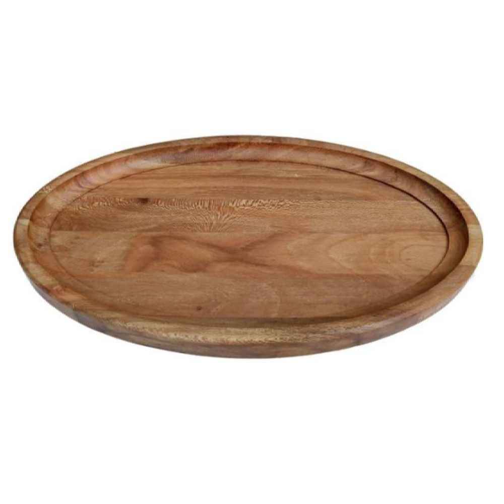 Main image of 椭圆形乡村风木质托盘 – Simple 款