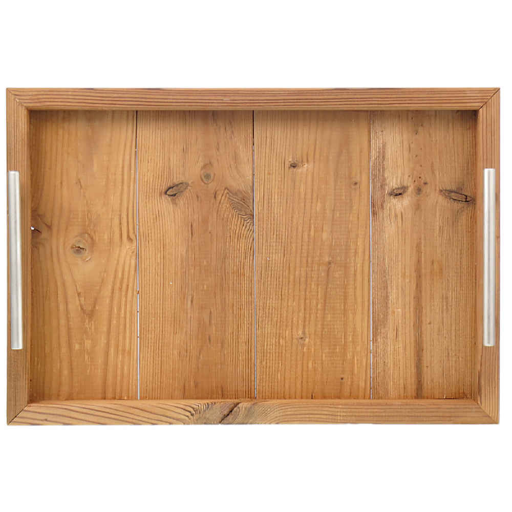 木质餐盘 带手柄 – 防水设计 适合日常使用