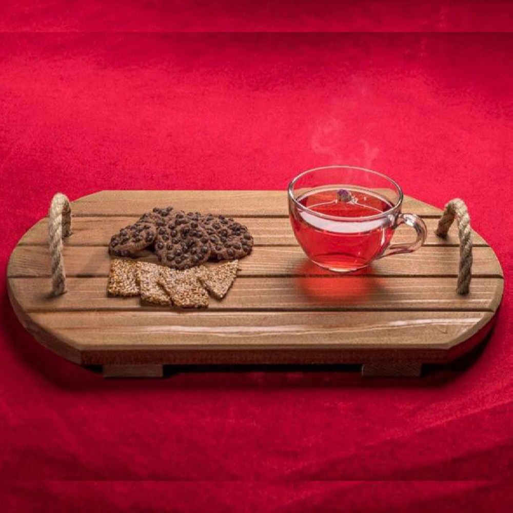 木质托盘 麻绳提手 – Ange 款 | 质朴轻便