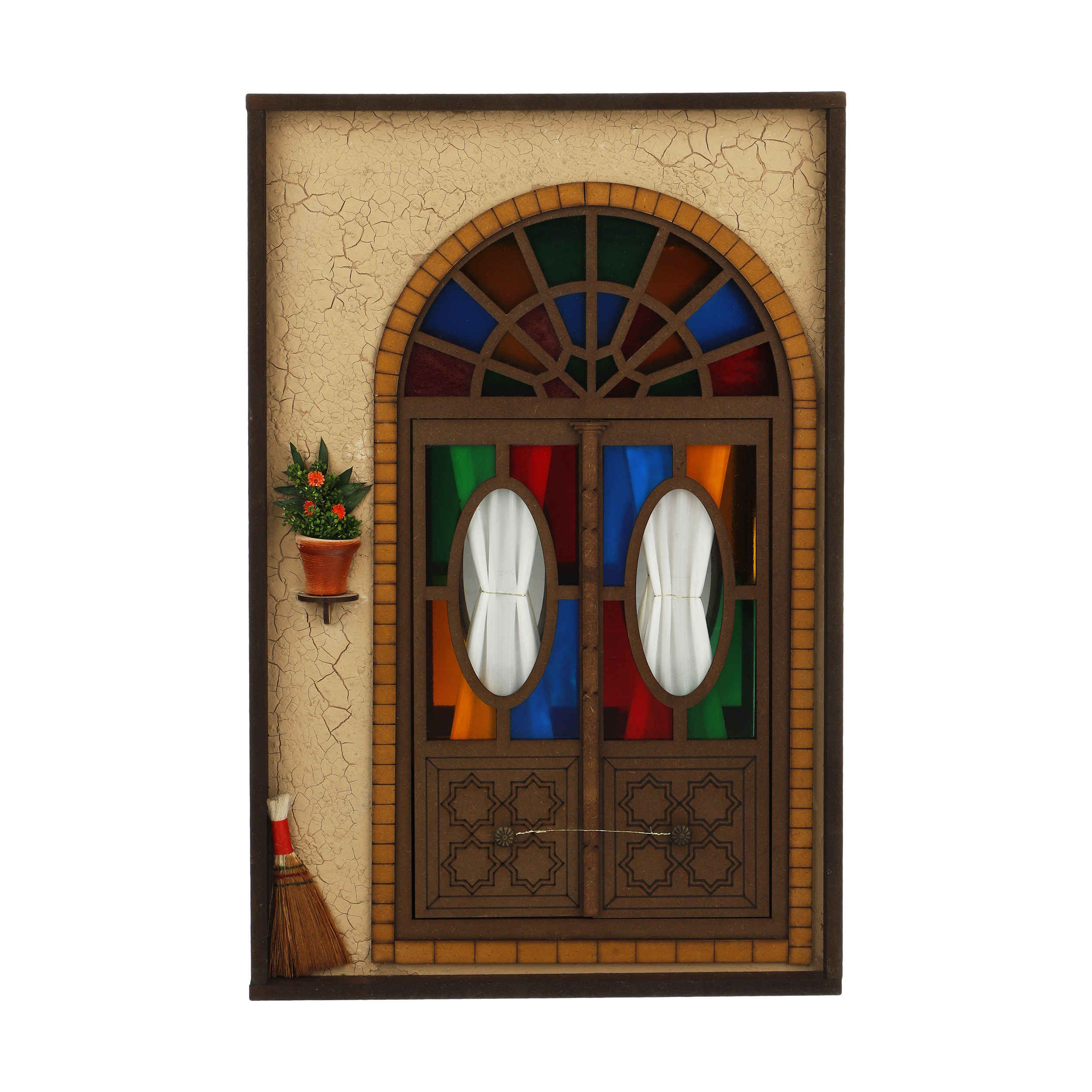 Main image of 手工波斯木质墙壁钥匙挂架——传统风格小屋设计