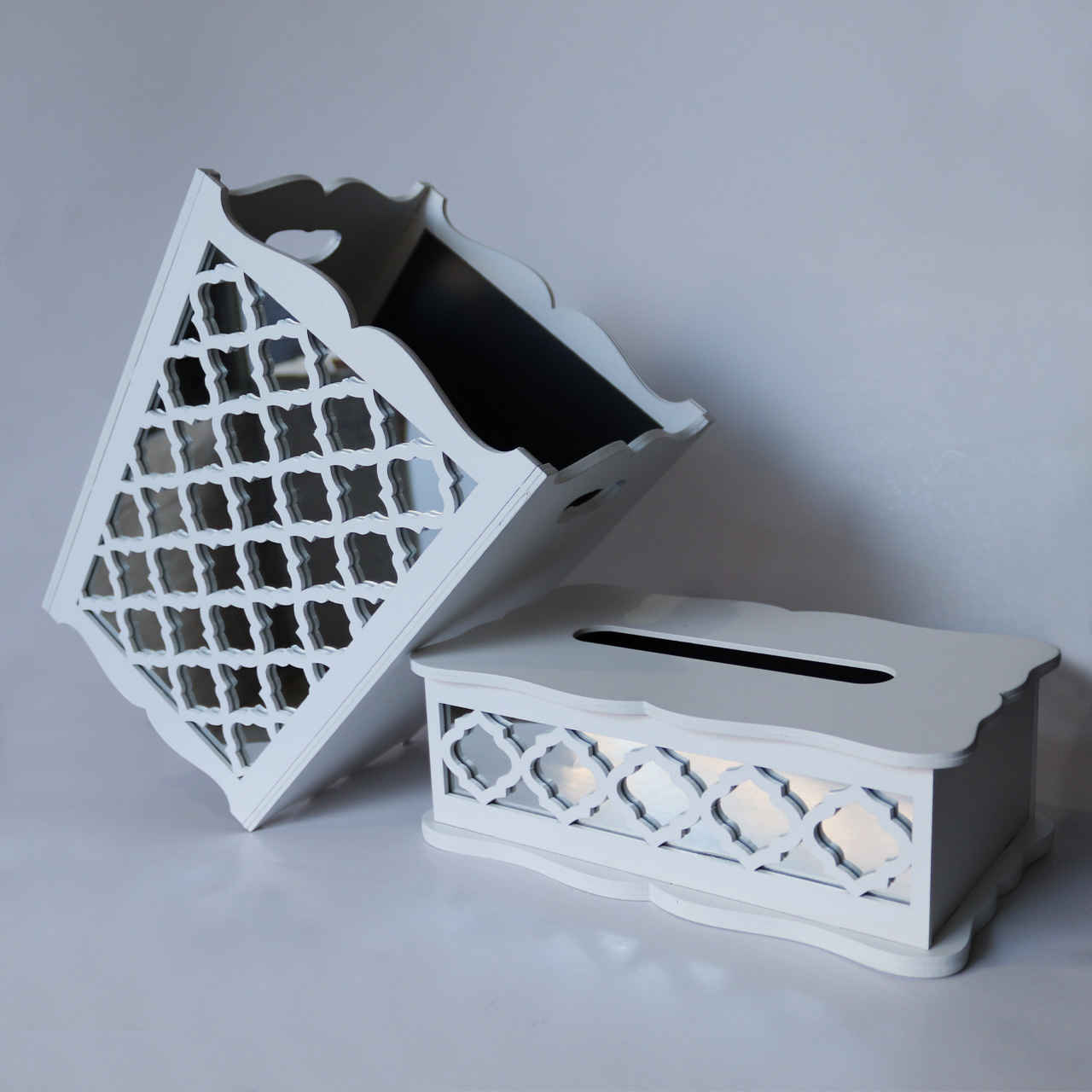 木质垃圾桶 & 纸巾盒套装 – Ayene 款