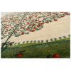 Thumbnail 4: 波斯加贝手工羊毛地毯 手工编织于设拉子 树木图案