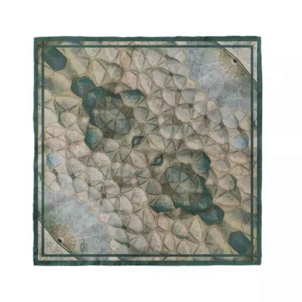 迷你印花围巾 – 女士艺术性反映 Jamé 清真寺之美