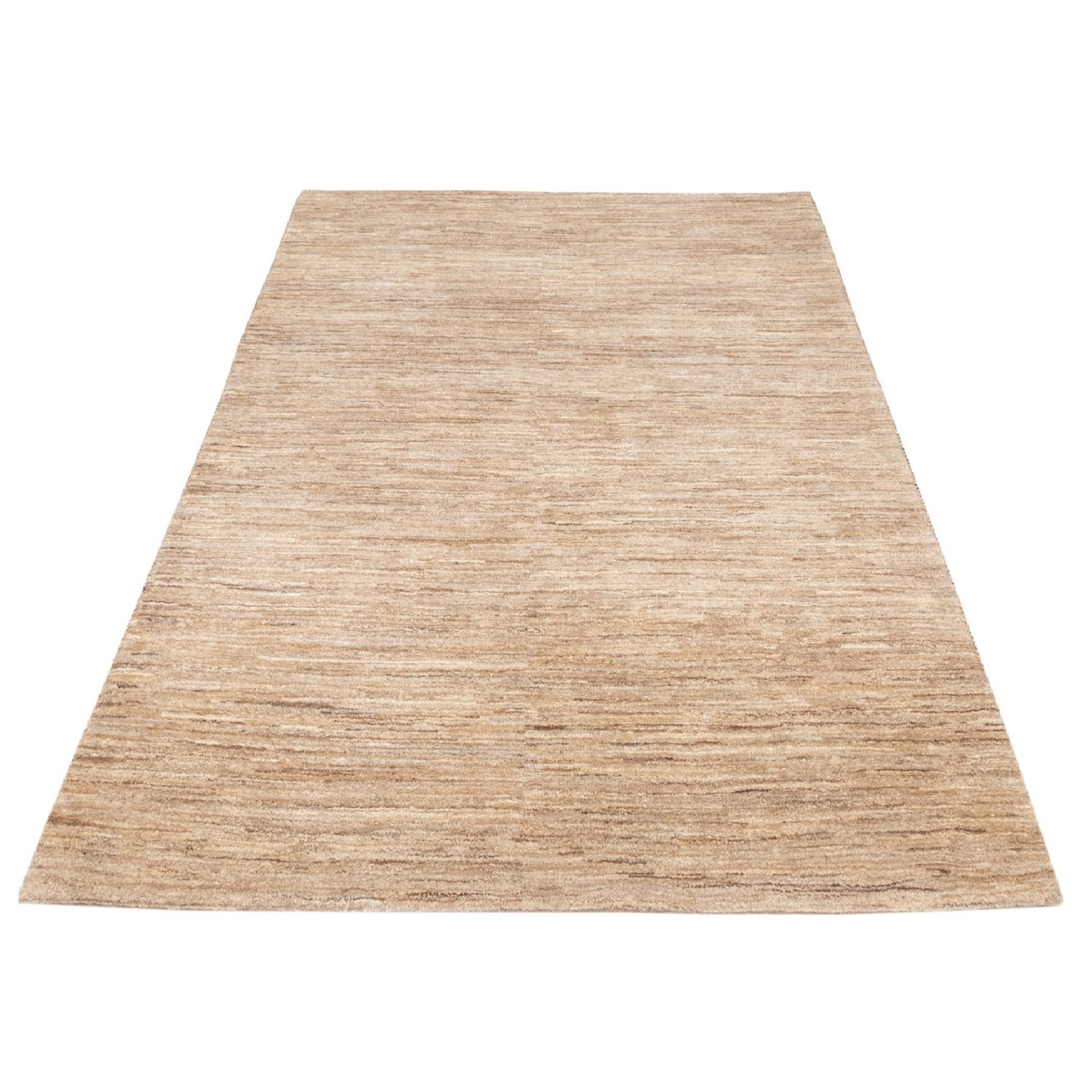 正宗波斯加贝手工羊毛地毯 法尔斯米色