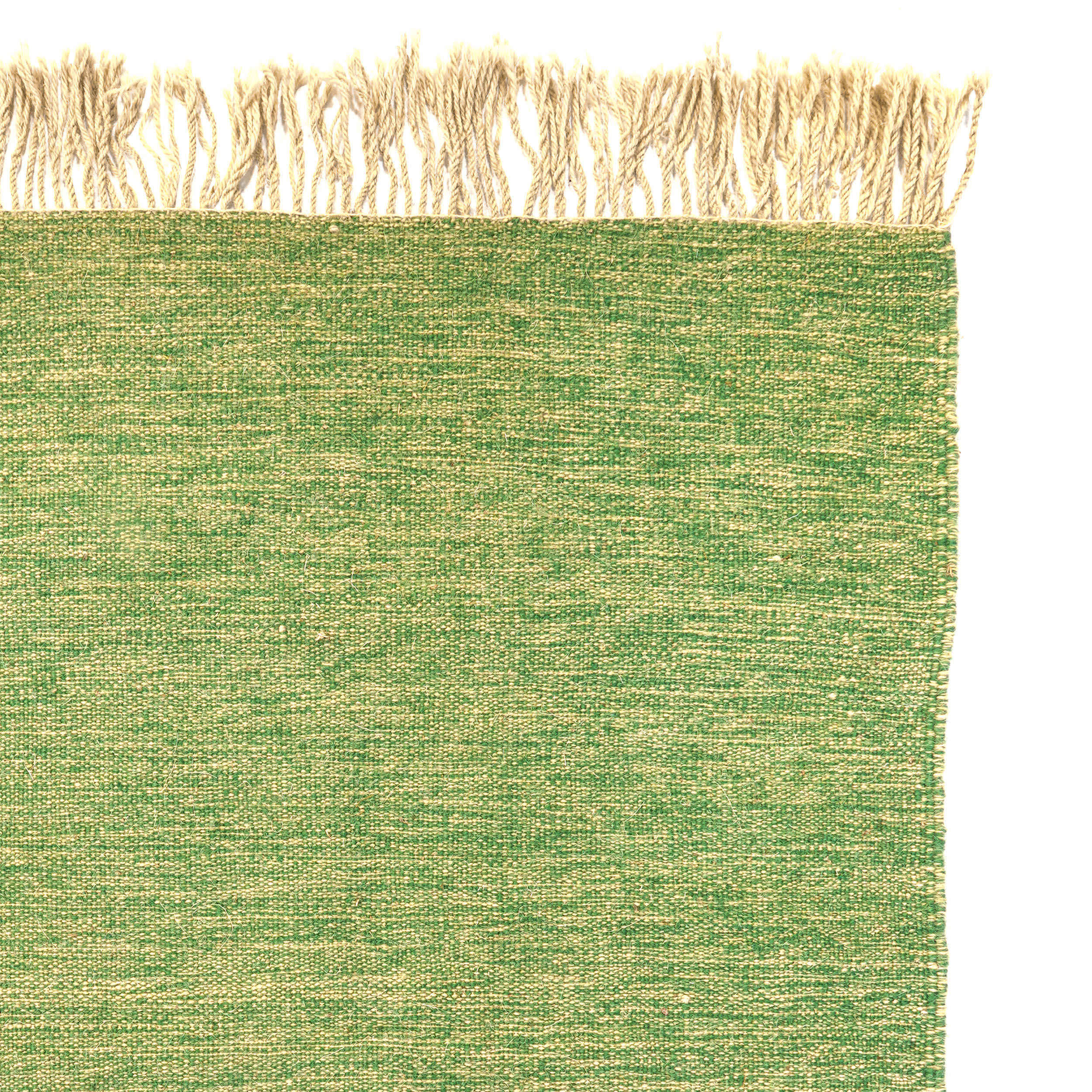 正宗波斯羊毛克里姆地毯 手工编织于霍拉桑 浅绿色