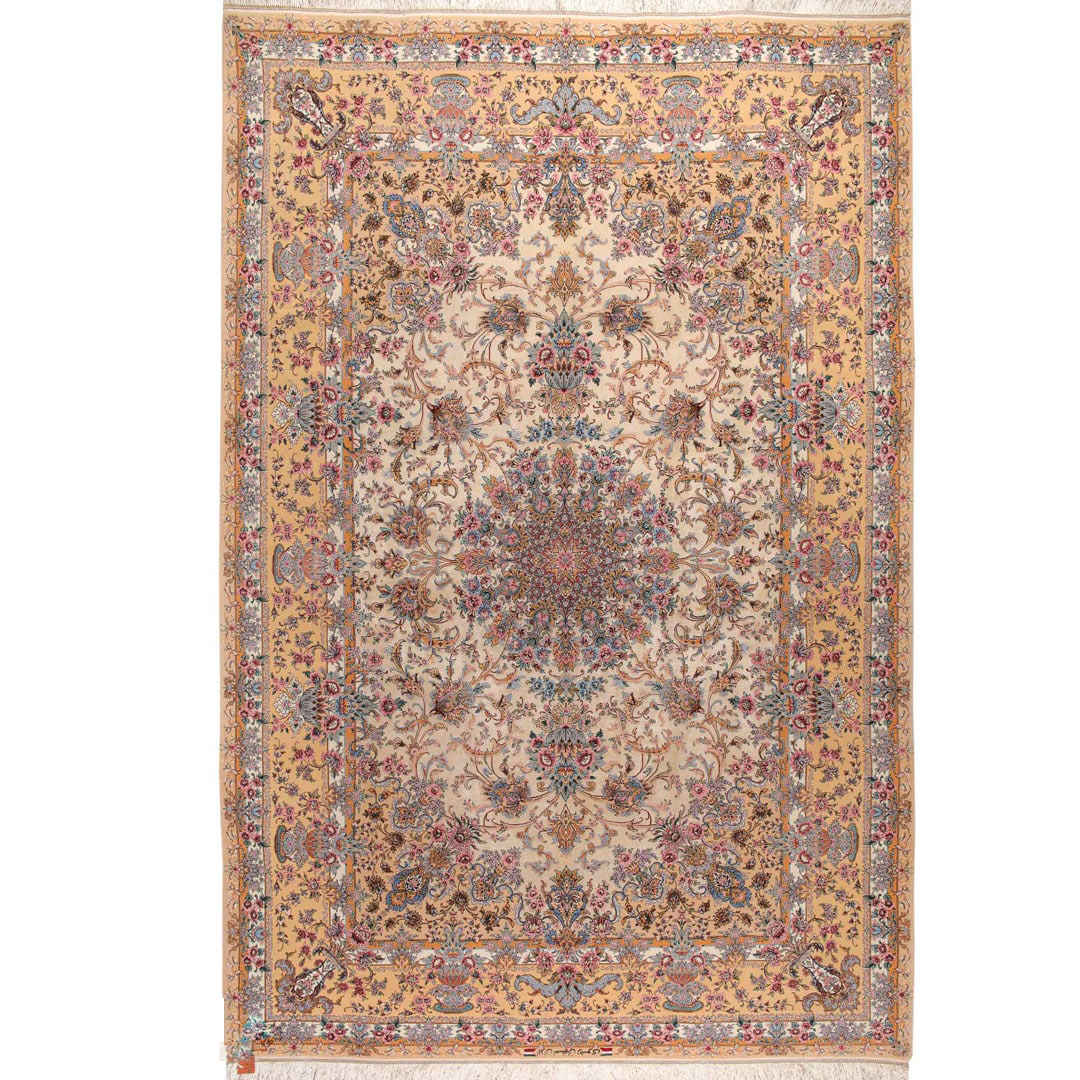 Main image of 正宗波斯地毯，丝手工结制，产自伊斯法罕 Lachak Toranj