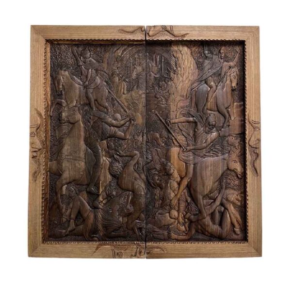 西洋双陆棋盘——末日主题手工制作