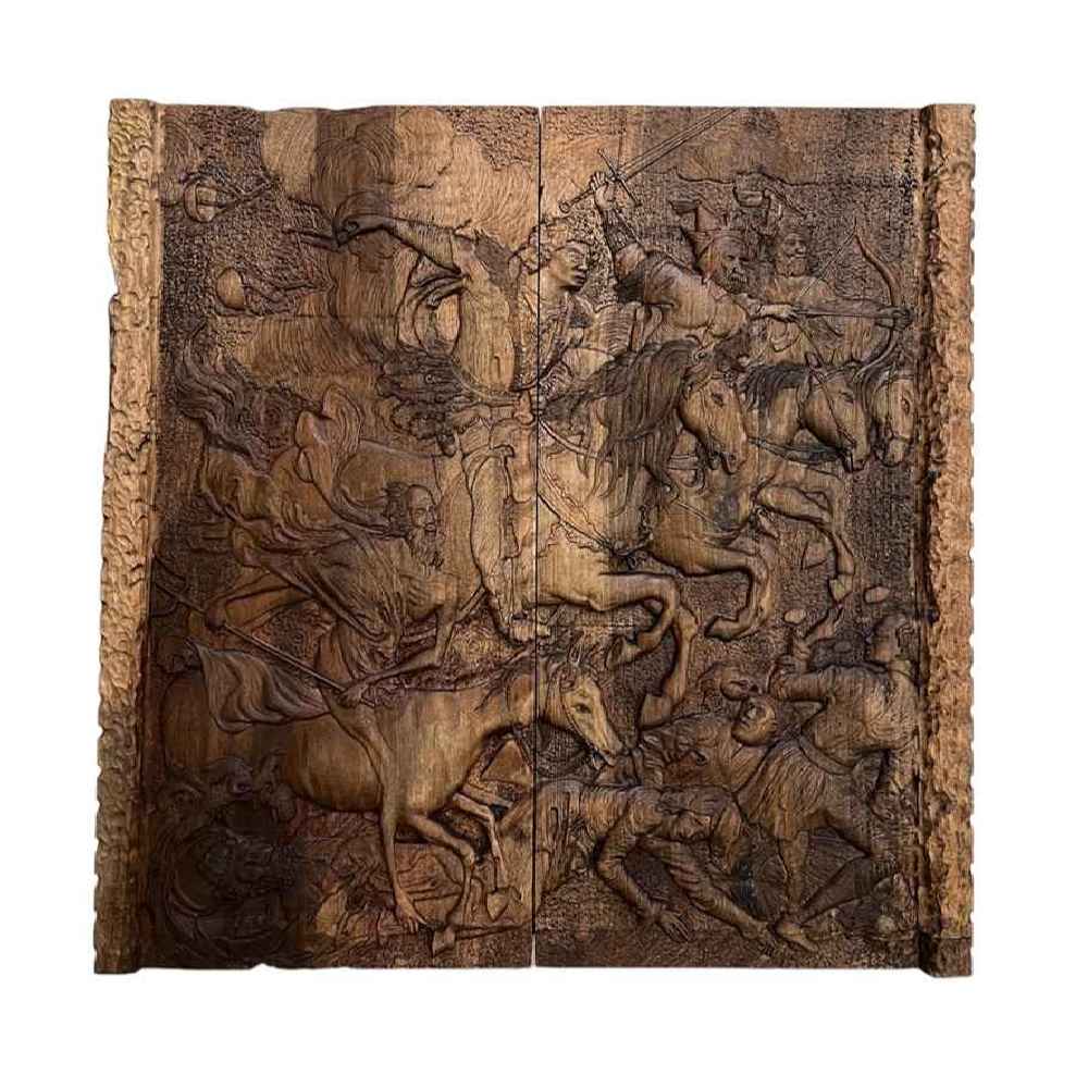 Main image of 西洋双陆棋盘——末日主题木雕手工制作