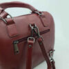 Thumbnail 4: 皮革 Bauletto 女士手提包，双口袋设计