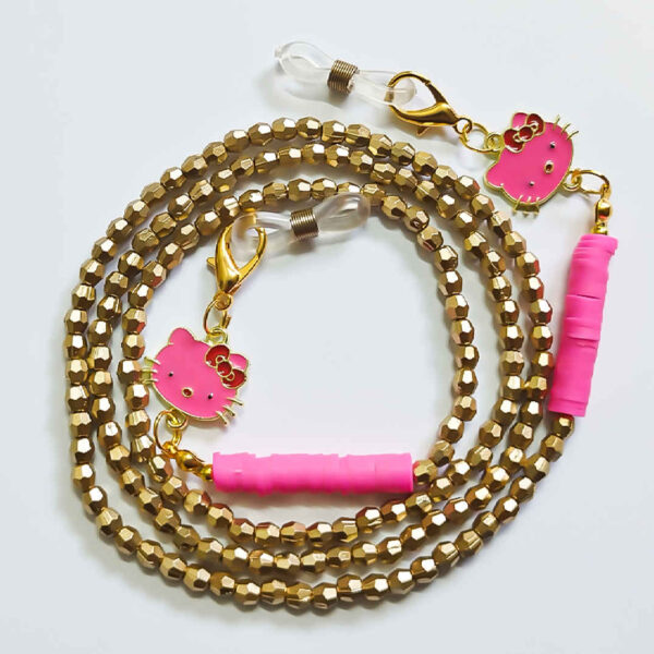 珠饰眼镜链 – 时尚实用Hello Kitty款