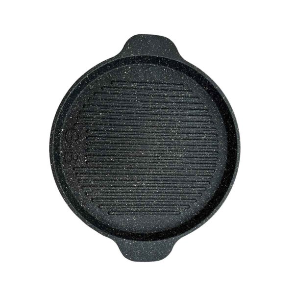 圆形铸铁烤盘 – 露营用，24 厘米