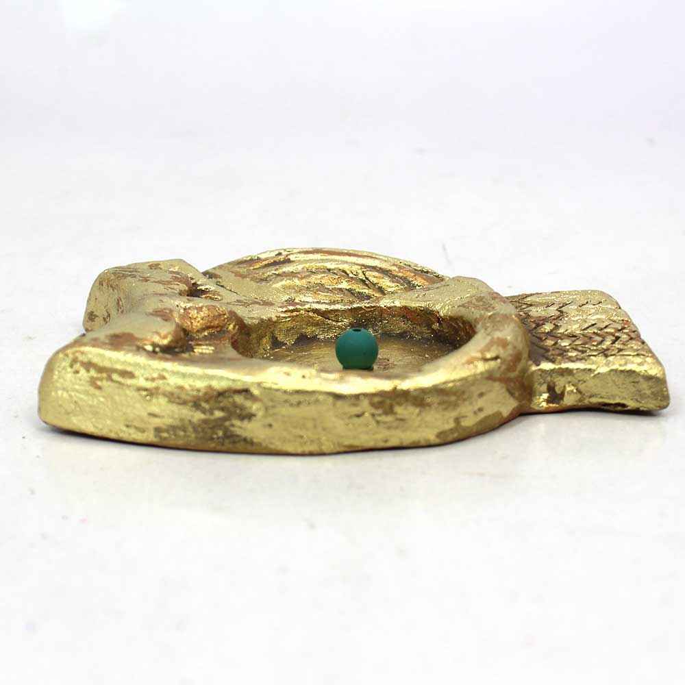 手工陶器香炉——猫头鹰造型