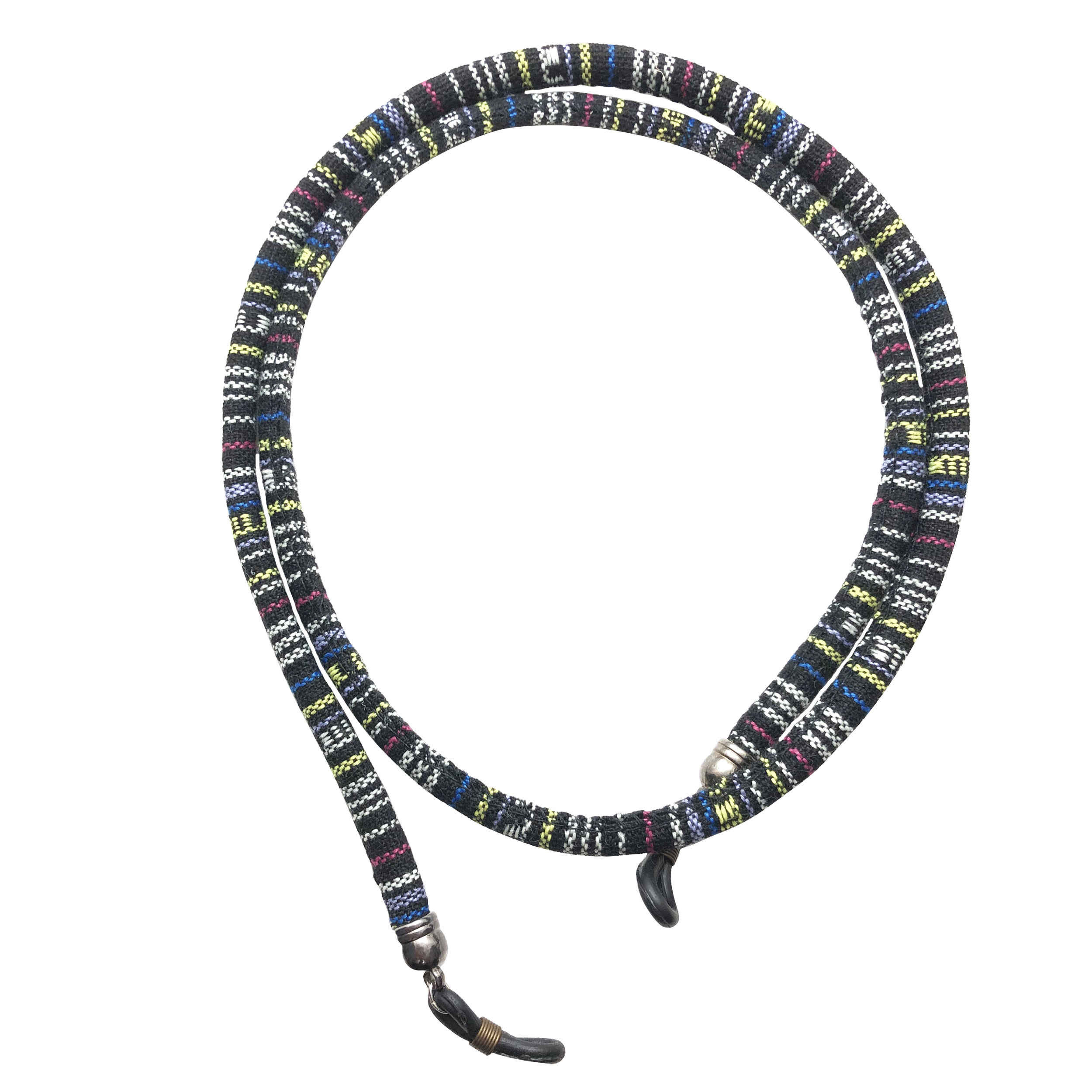 Main image of 眼镜挂绳 – 黑色条纹设计