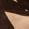 Thumbnail 5: 波斯加贝手工羊毛地毯 手工编织于法尔斯 几何棕色