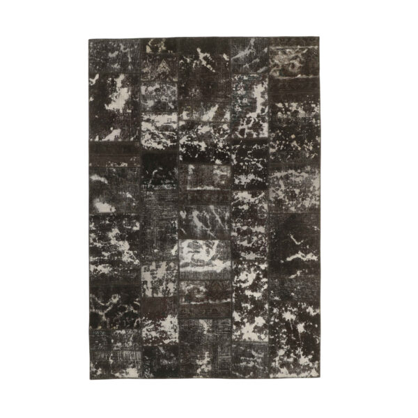 复古波斯手工打结拼布地毯 阴影色