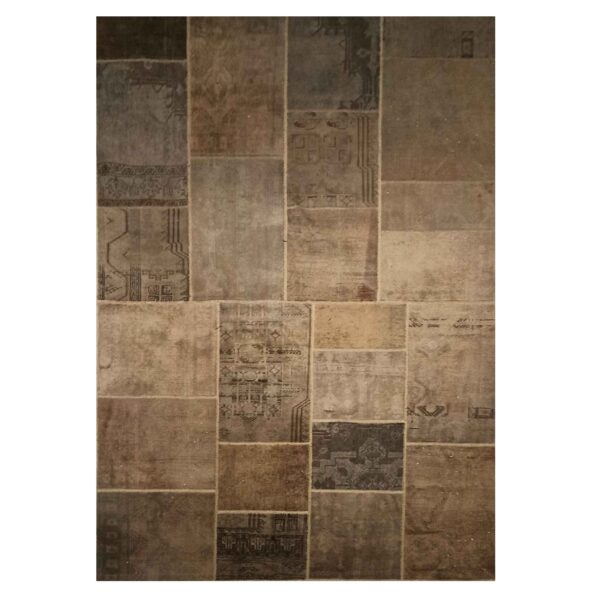 复古波斯手工打结拼布地毯 舒适款