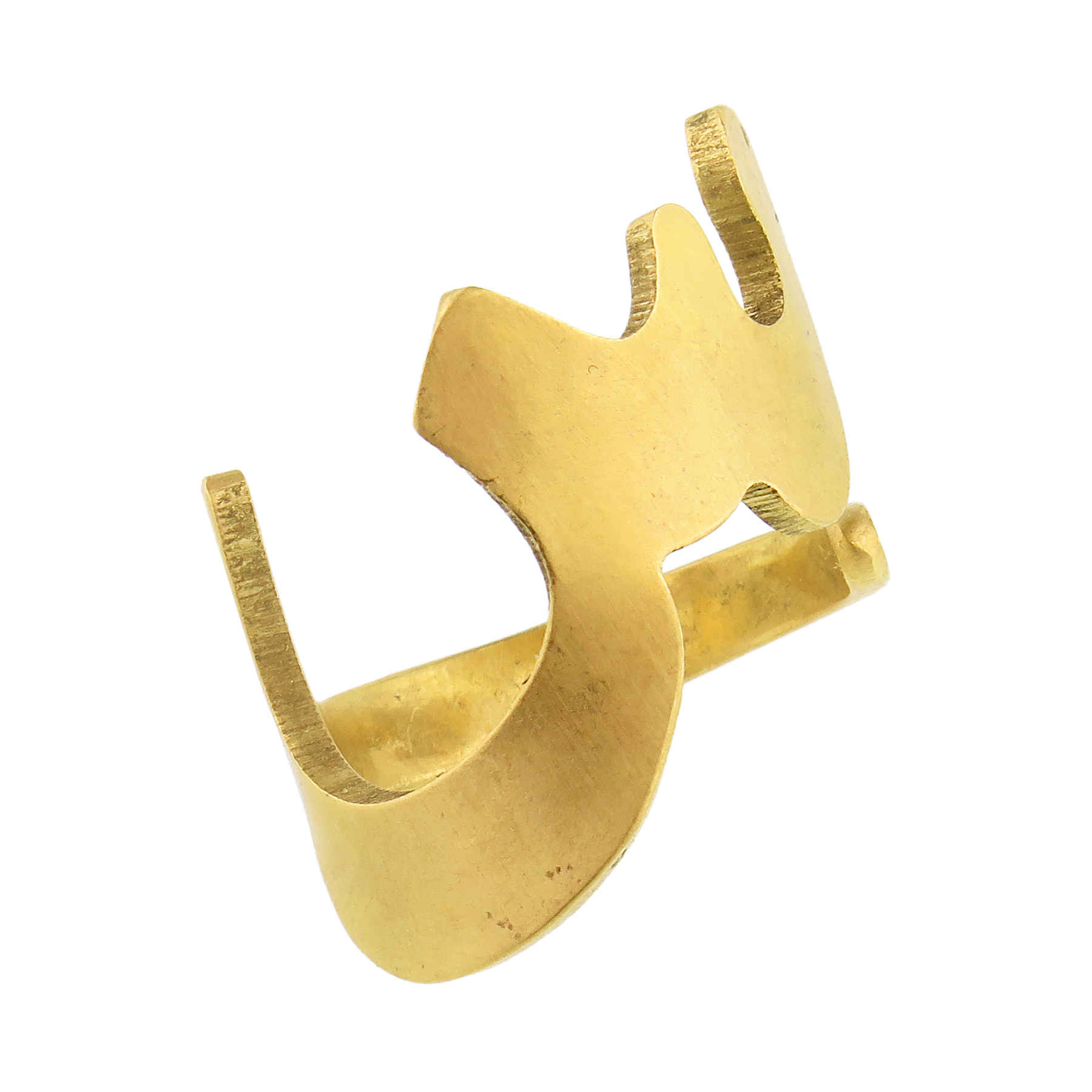 Main image of 女士波斯黄铜戒指——字母设计