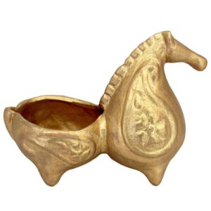 手工黄金陶器香雕——马造型