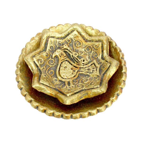 手工黄金陶器香炉——鸟造型