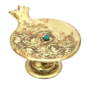 手工陶器香炉——石榴造型带底座