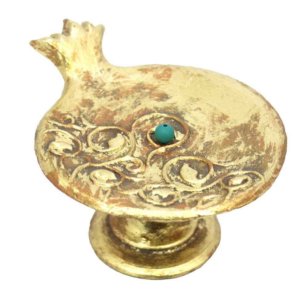 Main image of 手工陶器香炉——石榴造型带底座