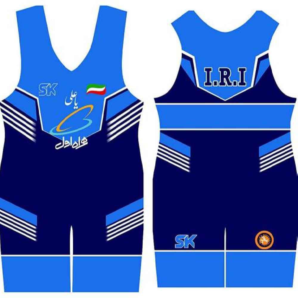 Main image of 伊朗男士无袖摔跤紧身衣——Team Melli款