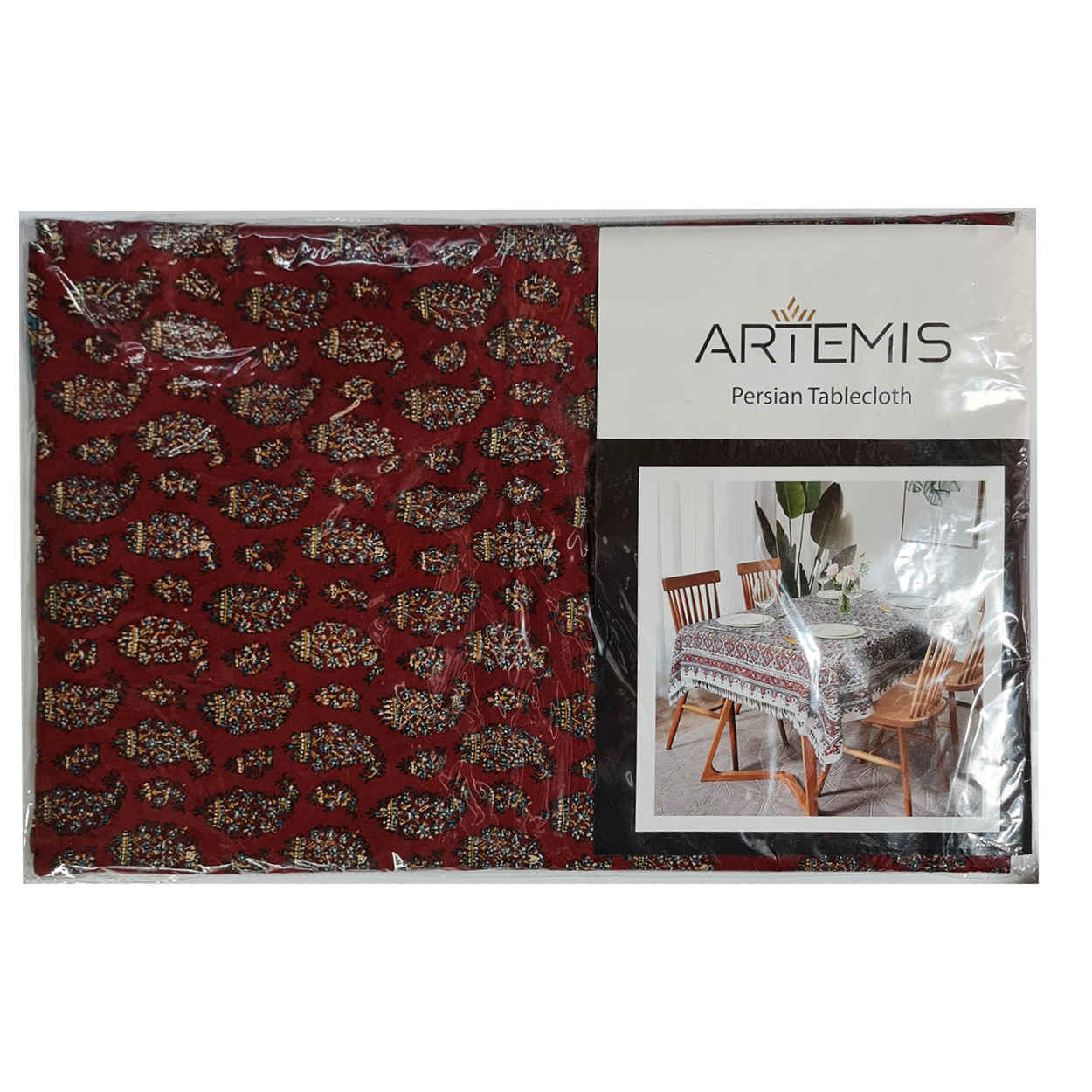 伊朗桌布:伊斯法罕传统Kalamkari木版印刷 Artmis