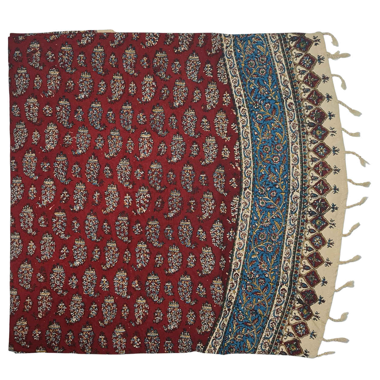 Main image of 伊朗桌布：伊斯法罕传统Kalamkari木版印刷 Artmis