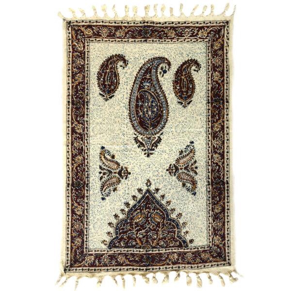 伊朗桌布：伊斯法罕传统 Kalamkari 木版印刷 Atrin