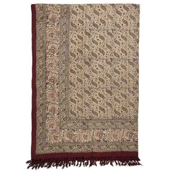 伊朗桌布：伊斯法罕传统卡拉姆卡里印花，Ctara款