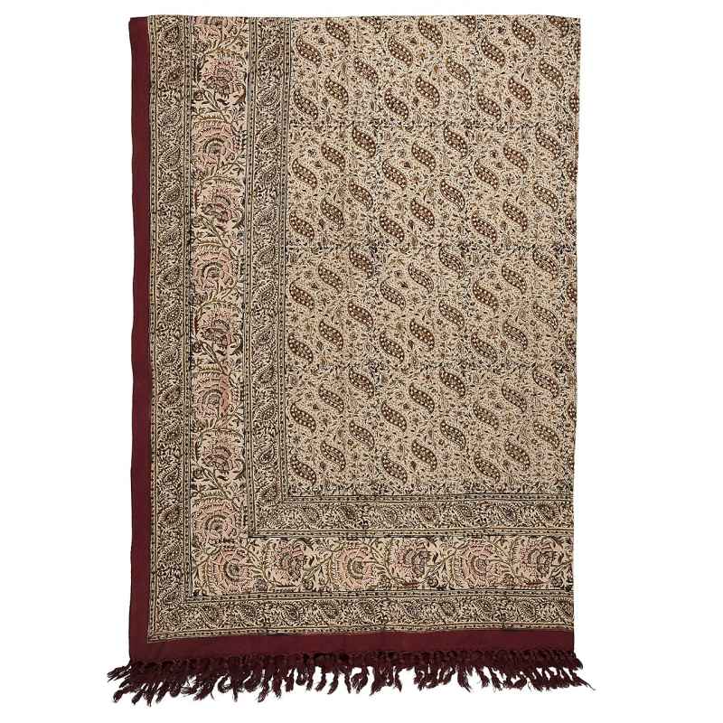 Main image of 伊朗桌布：伊斯法罕传统卡拉姆卡里印花，Ctara款