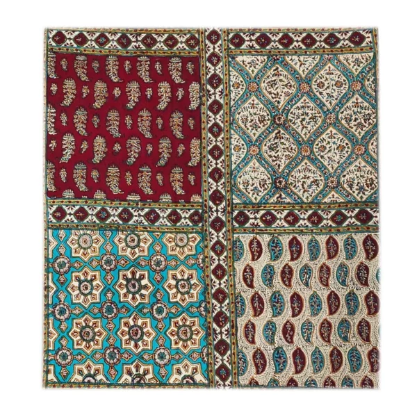 伊朗桌布：伊斯法罕传统卡拉姆卡里印花，哈加尼款