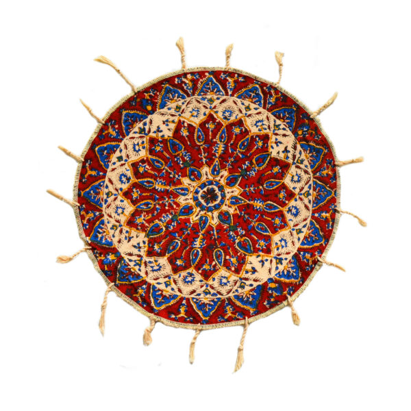 伊朗桌布：伊斯法罕传统Kalamkari木版印刷 Khorshid