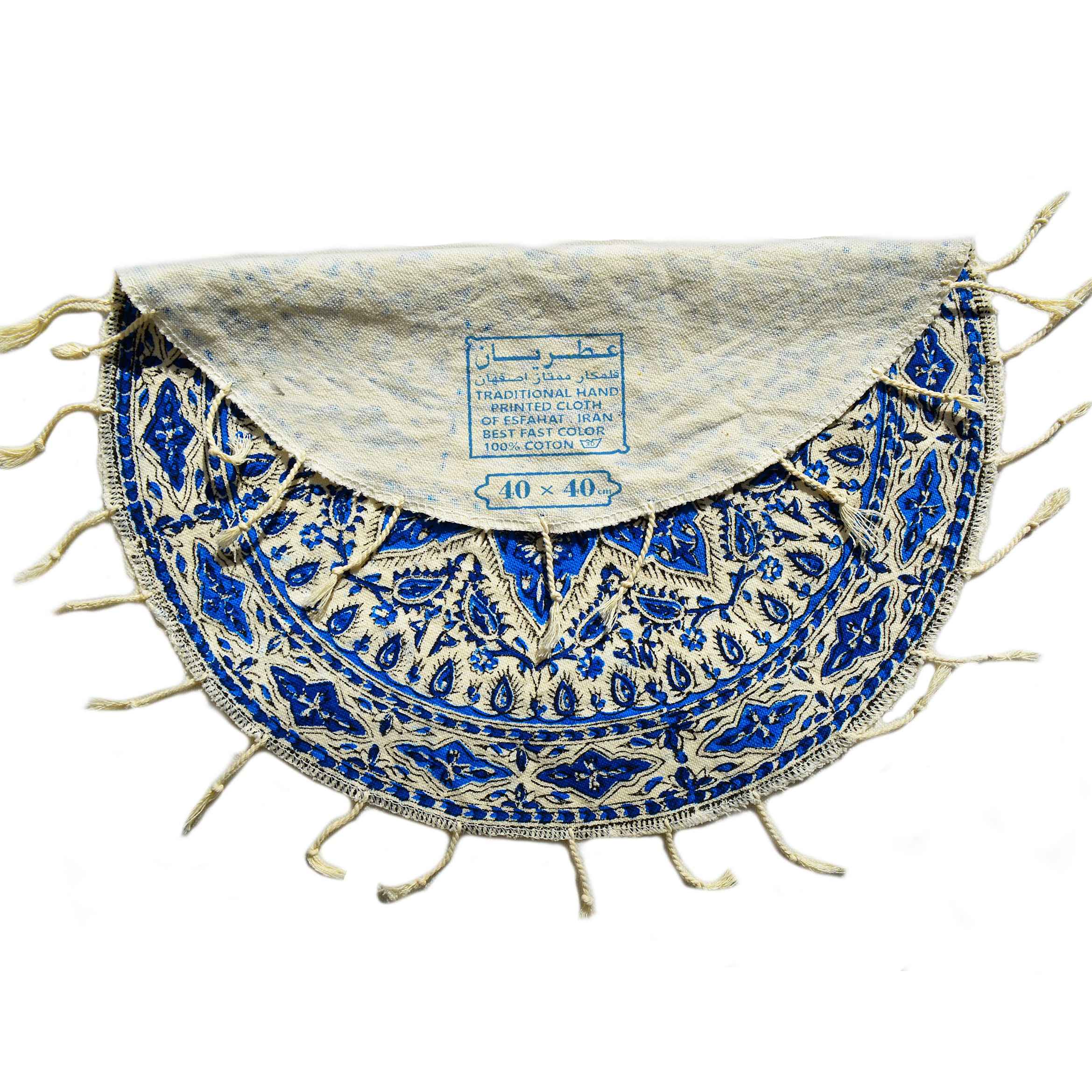 Main image of 伊朗桌布：伊斯法罕传统Kalamkari木版印刷 Khorshid II